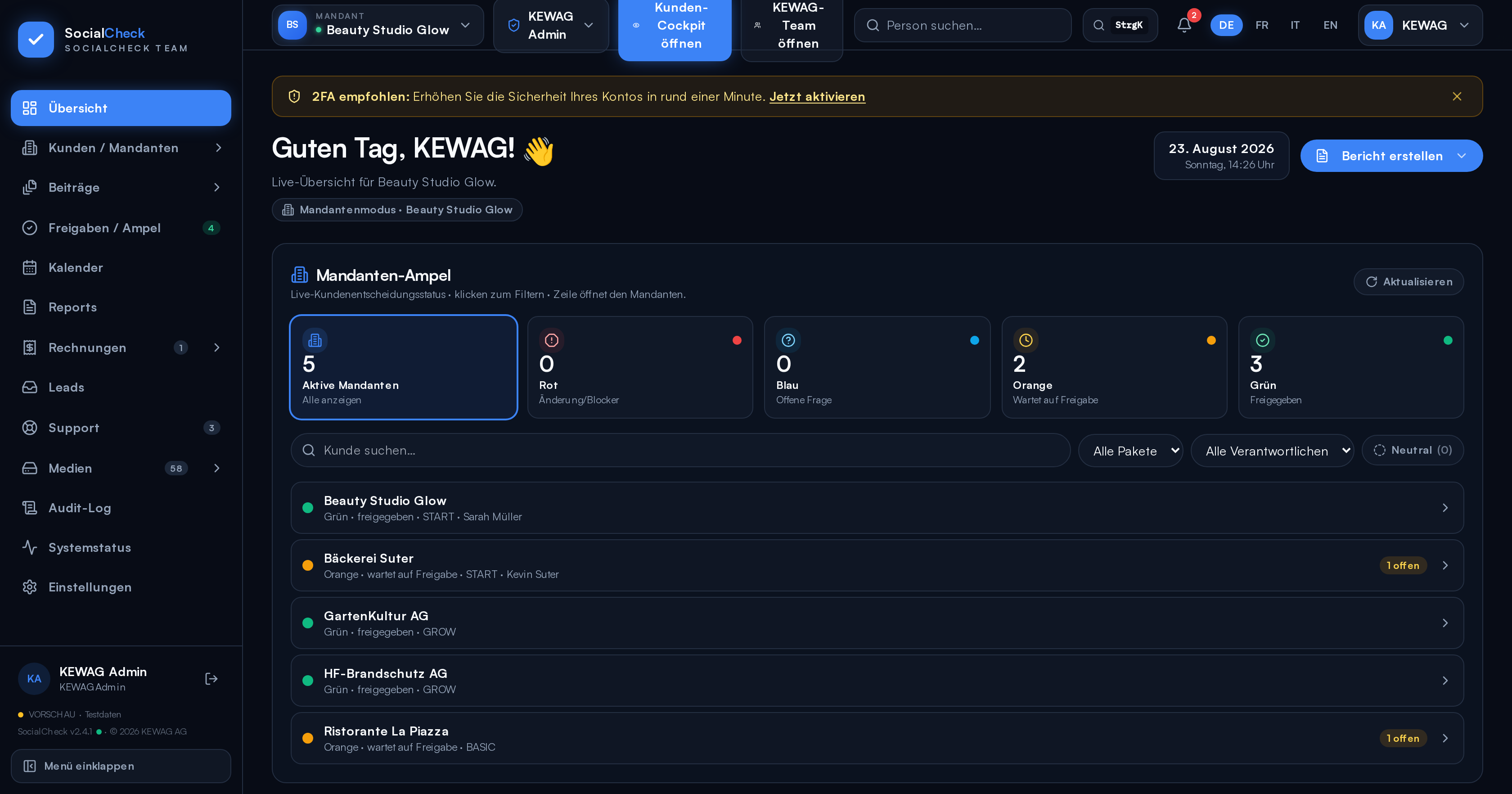 KEWAG Control OS